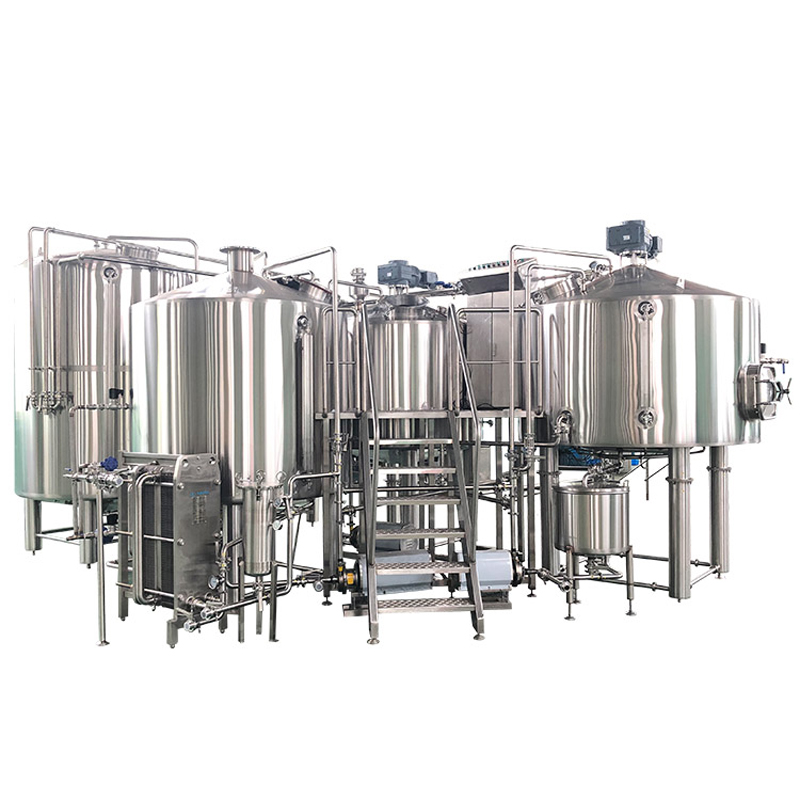 Оборудование для пивоварения на 1500 л паровая электрическая комбинированная система варочного цеха с 3 сосудами для приготовления крафтового пива